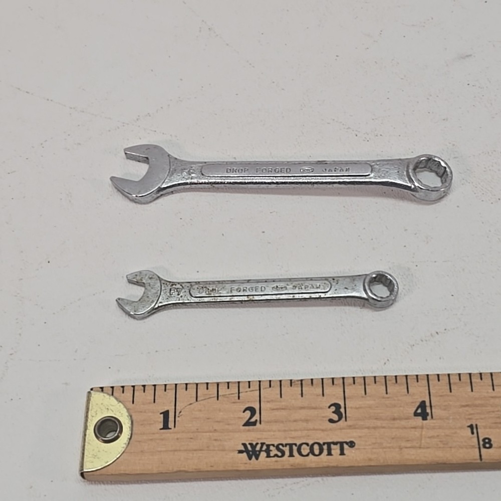 2 Fuller Japan KTC‎ Combination Metric Wrenches 12 Point 10mm & 7mm - Picture 9 of 9